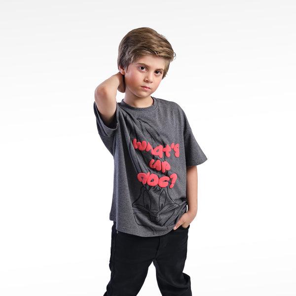 Bugs Bunny Grey Graphic T-Shirt